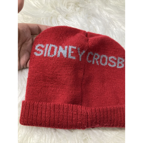 Tim Hortons Sidney Crosby Timbits Toque Hat Red White Beanie Cap Large - Picture 5 of 9